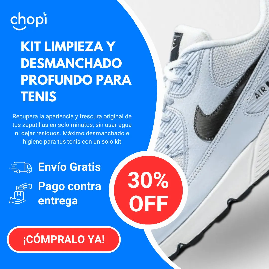 Kit limpieza tenis con antibacterial