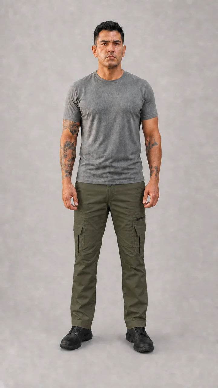 Pantalón Táctico Urbano Premium color verde militar
