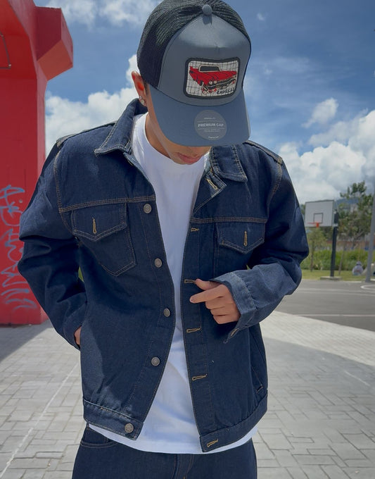Chaqueta Jean Clásica azul índigo — referencia oficial 1