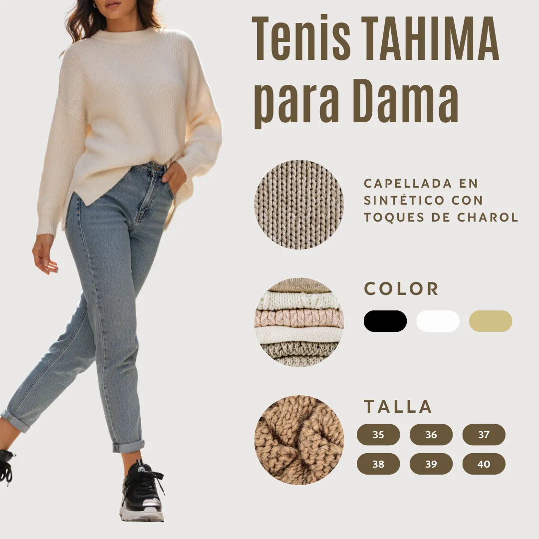 008| Tenis Deportivo-Casual Dama TAHIMA