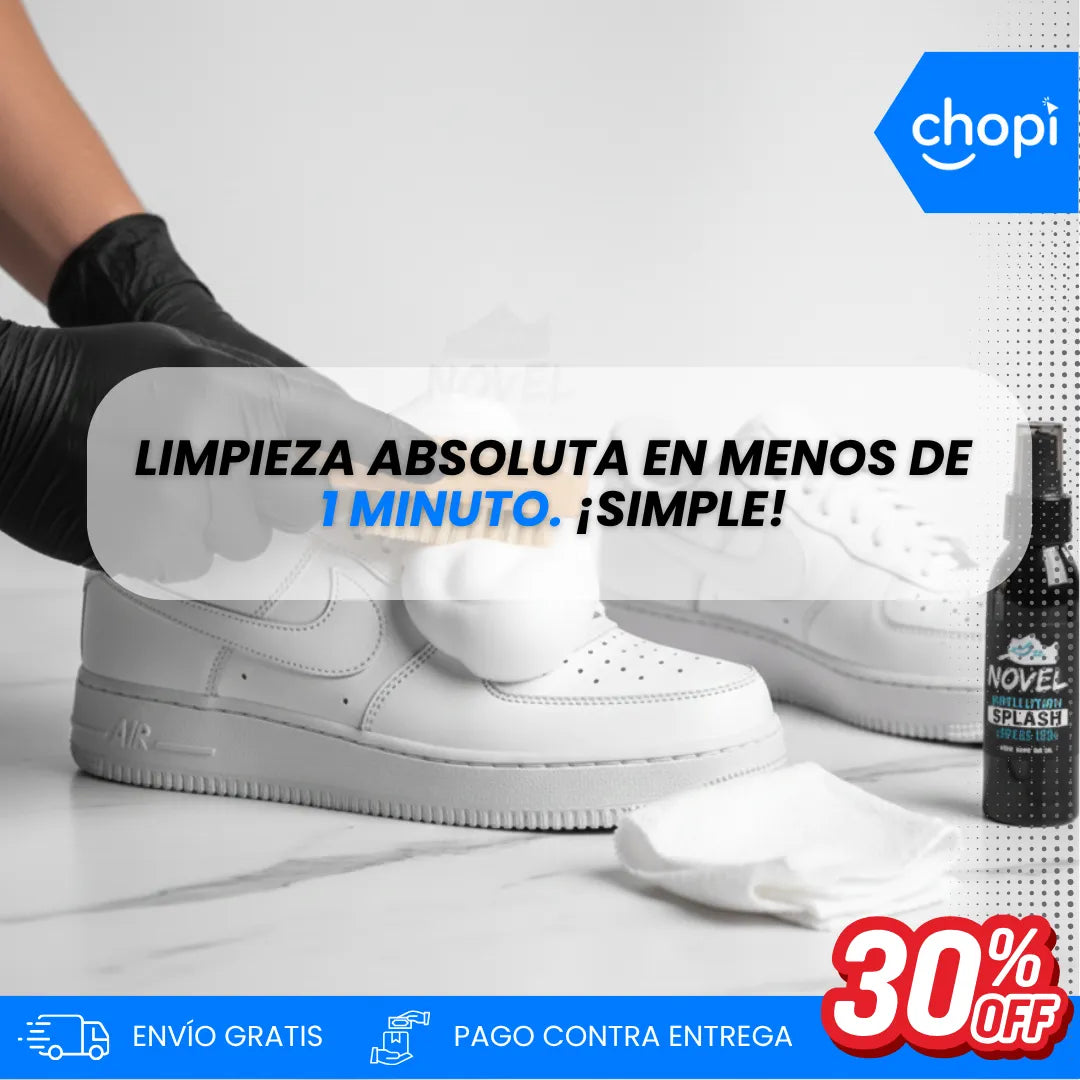 Kit limpieza tenis con antibacterial