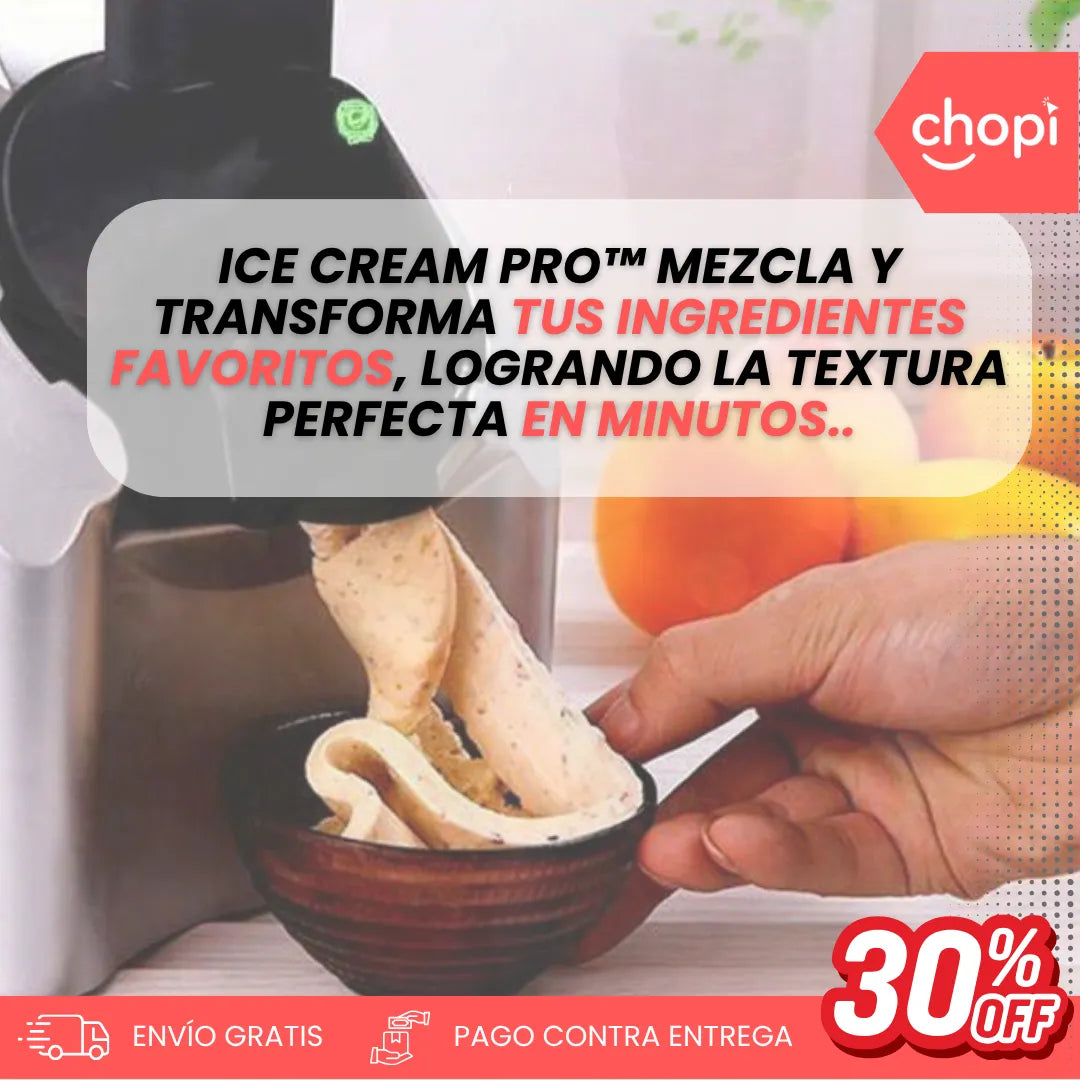 Ice Cream Pro: Máquina de Helados portatil