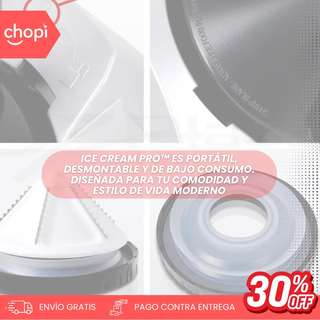 Ice Cream Pro: Máquina de Helados portatil