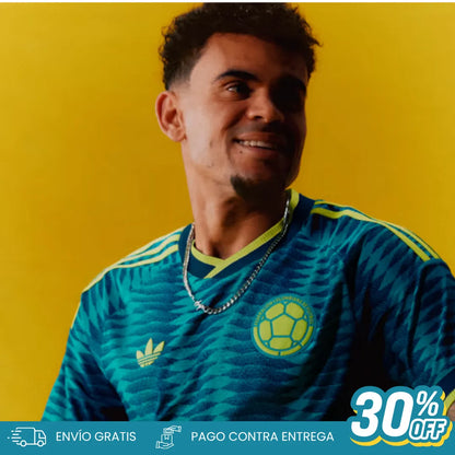 013 | Camiseta Colombia Mundial 2026 (Versión visitante azul)