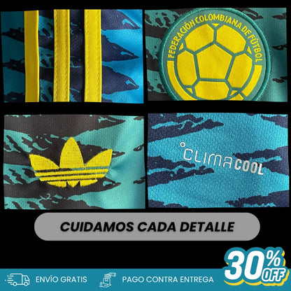 013 | Camiseta Colombia Mundial 2026 (Versión visitante azul)