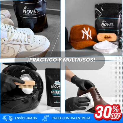 Kit limpieza tenis con antibacterial