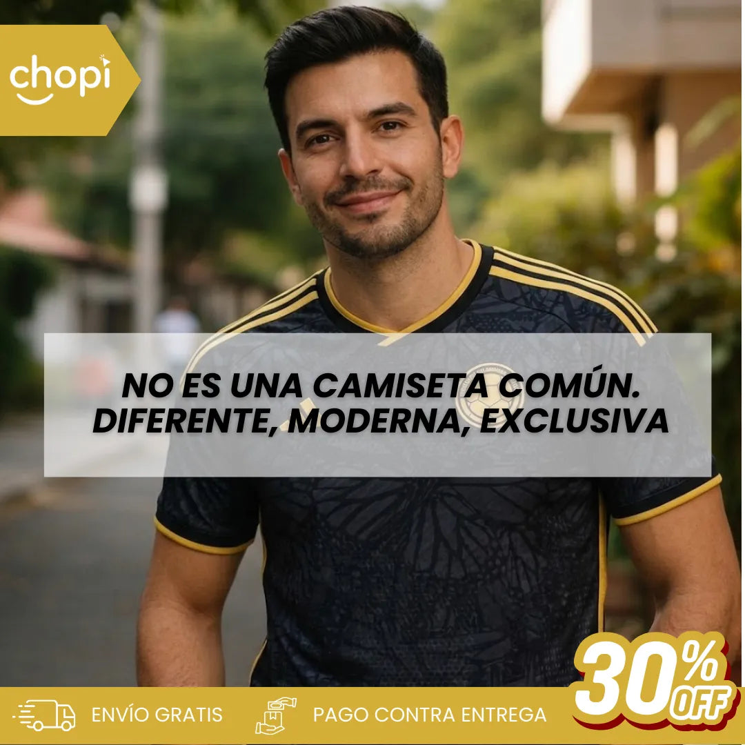 012| CAMISETA PREMIUM COLOMBIA MUNDIAL 2026 (Versión visitante)