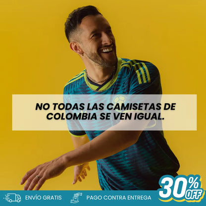 013 | Camiseta Colombia Mundial 2026 (Versión visitante azul)
