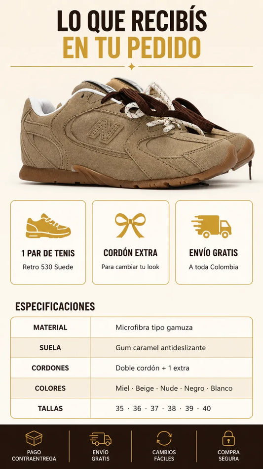 Tenis retro 530 suede