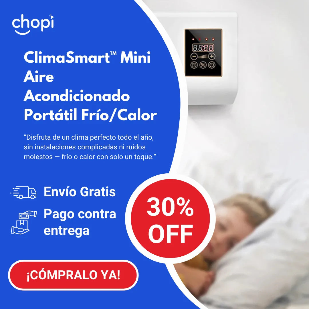 ClimaSmart™ Mini Aire Acondicionado Portátil Frío/Calor