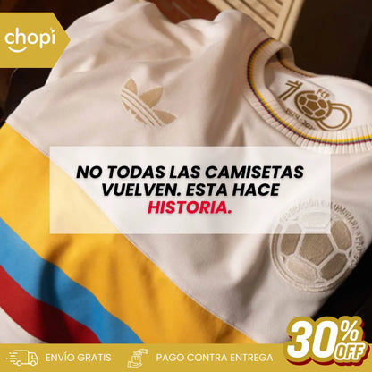 010| CAMISETA PREMIUM  COLOMBIA CENTENARIO (Versión Clásica)