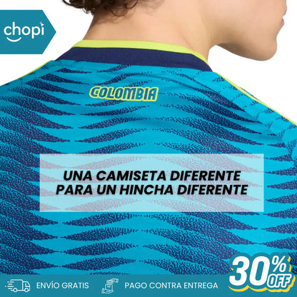 013 | Camiseta Colombia Mundial 2026 (Versión visitante azul)