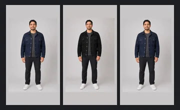 Tres Chaquetas Jean Clásicas combinables